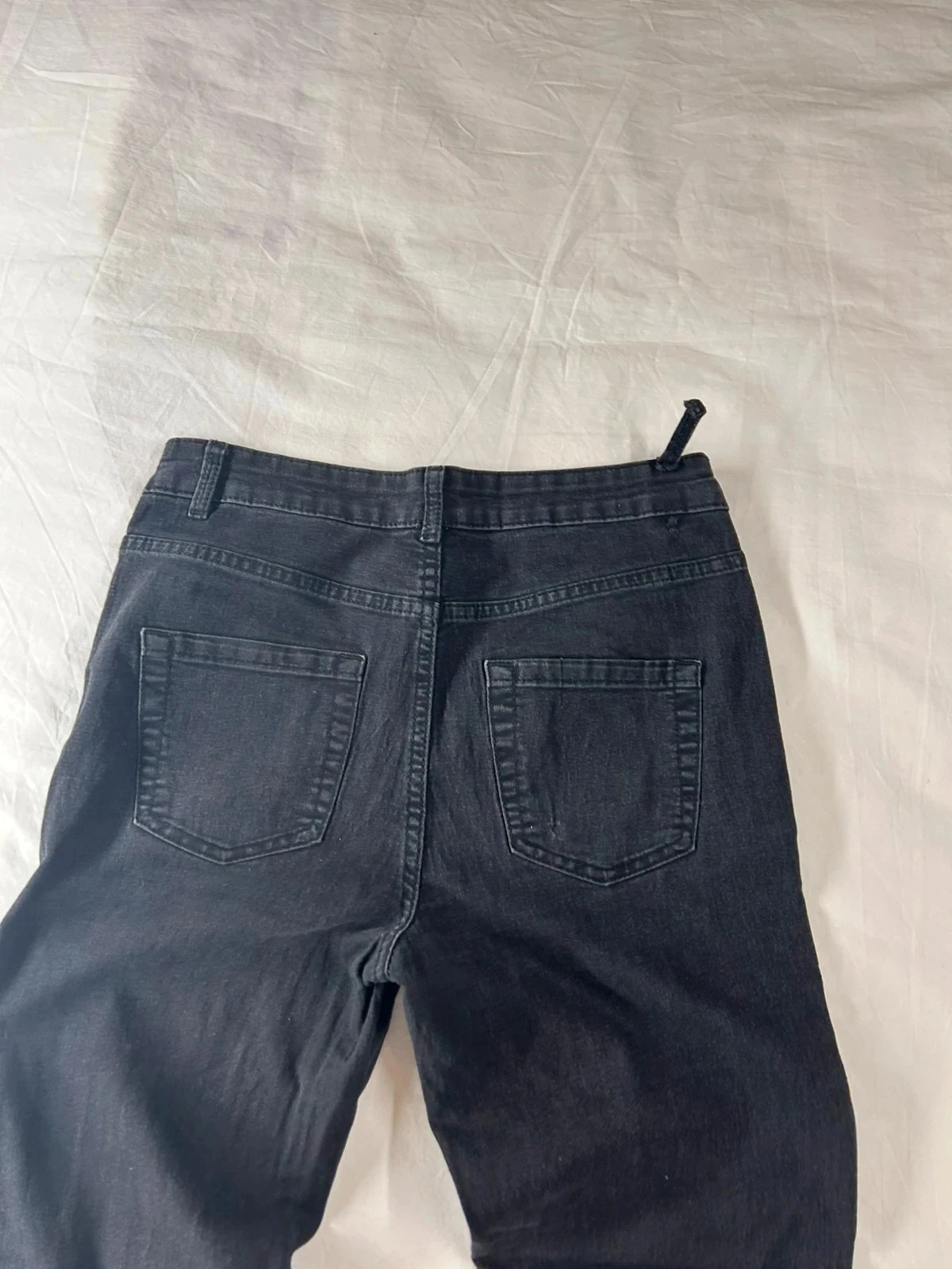 Straight cut black jeans tex – photo 9